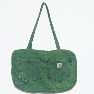 Upcycled carhartt tote bag / shoulder bag